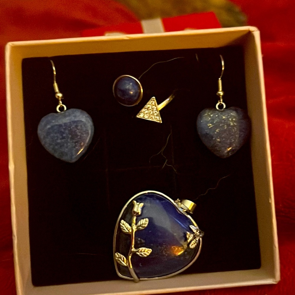 Lapis lazuli set